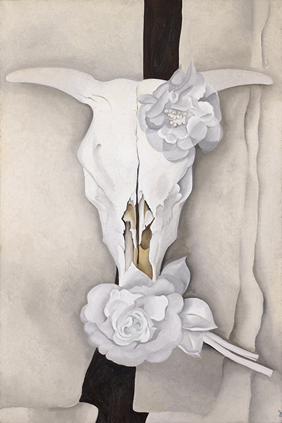 Cow's Skull with Calico Roses Georgia O'Keeffe